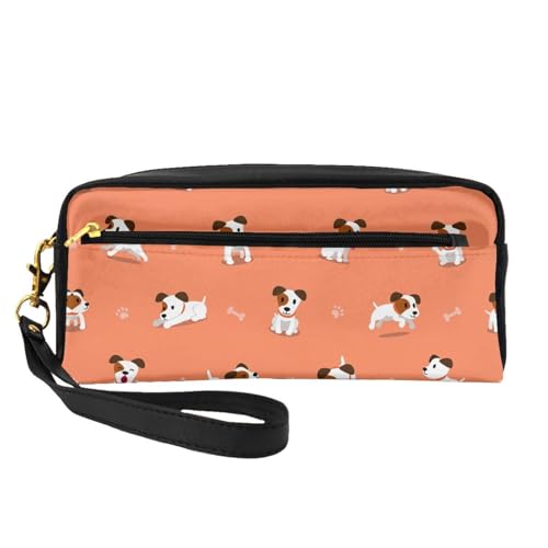 Kleine Kosmetiktasche mit Hund mit großen Knochen, tragbar, niedlich, Reise-Make-up-Tasche für Damen, Make-up-Pinsel-Organizer-Tasche, Schwarz , Einheitsgröße, Kosmetiktasche Kleine Kosmetiktasche mit Hund mit großen Knochen, tragbar, niedlich, Reise-Make-up-Tasche für Damen, Make-up-Pinsel-Organizer-Tasche, Schwarz , Einheitsgröße, Kosmetiktasche von WYCZHY