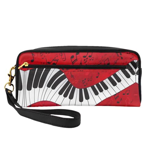 Kleine Kosmetiktasche mit Musiknoten, tragbar, niedlich, Reise-Make-up-Tasche für Damen, Make-up-Pinsel-Organizer-Tasche, Schwarz , Einheitsgröße, Kosmetiktasche Kleine Kosmetiktasche mit Musiknoten, tragbar, niedlich, Reise-Make-up-Tasche für Damen, Make-up-Pinsel-Organizer-Tasche, Schwarz , Einheitsgröße, Kosmetiktasche von WYCZHY