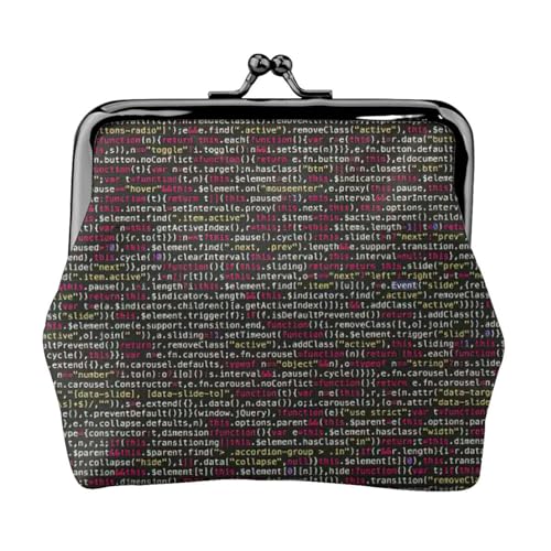 Programmierer Programmiercode 1 Druck Minimalistische leichte Brieftasche für Schule und Arbeit Pendler, Schwarz , Einheitsgröße, Münztasche Programmierer Programmiercode 1 Druck Minimalistische leichte Brieftasche für Schule und Arbeit Pendler, Schwarz , Einheitsgröße, Münztasche von WYCZHY