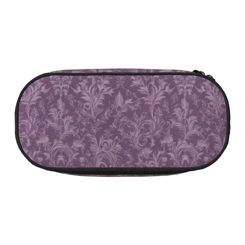 WYCZHY Federmäppchen, hohe Kapazität, Federmäppchen, Organizer, Stifteetui, ästhetisches Zubehör für Erwachsene, Violett, Schwarz , Einheitsgröße, Taschen-Organizer von WYCZHY