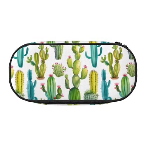 WYCZHY Federmäppchen mit hoher Kapazität, Kaktus, Federmäppchen, Organizer, Federmäppchen, ästhetisches Zubehör für Erwachsene, Schwarz , Einheitsgröße, Taschen-Organizer von WYCZHY