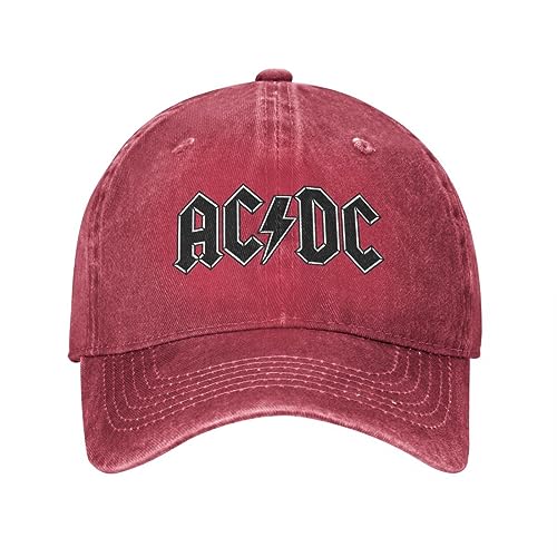 WYFDCL Baseball Kappe AC DC Heavy Metal Musik Unisex Style Baseball Caps Rock Distressed Washed Hats Cap Retro Outdoor Workouts Snapback Cap Geschenk WYFDCL Baseball Kappe AC DC Heavy Metal Musik Unisex Style Baseball Caps Rock Distressed Washed Hats Cap Retro Outdoor Workouts Snapback Cap Geschenk von WYFDCL