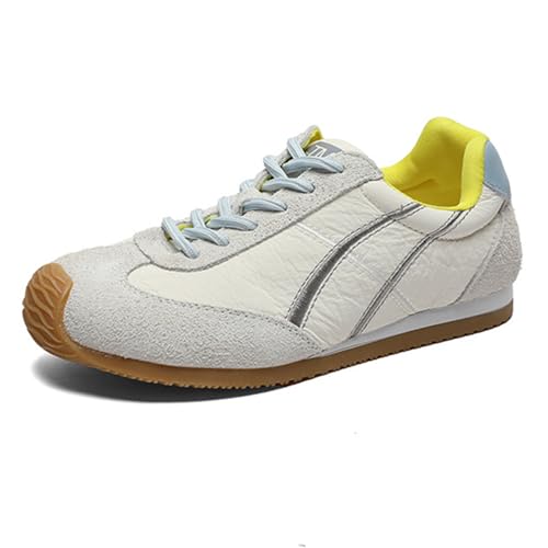 WYGGD Modische Mesh-Sneaker für Damen – lässige Schnürschuhe, leicht, atmungsaktiv, für Frühling und Herbst, Oxford-Sneaker mit farblich passendem Trend, vielseitige Flache Schuhe,Blue-35 WYGGD Modische Mesh-Sneaker für Damen – lässige Schnürschuhe, leicht, atmungsaktiv, für Frühling und Herbst, Oxford-Sneaker mit farblich passendem Trend, vielseitige Flache Schuhe,Blue-35 von WYGGD