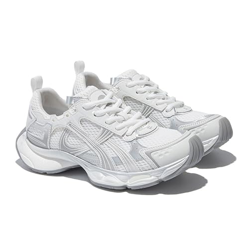 WYGGD Modische Oxford-Sneaker für Damen – lässige Schnürschuhe, leicht, superweich, für Frühling und Herbst, mit farblich passendem Trend, vielseitige Flache Schuhe,White-39 WYGGD Modische Oxford-Sneaker für Damen – lässige Schnürschuhe, leicht, superweich, für Frühling und Herbst, mit farblich passendem Trend, vielseitige Flache Schuhe,White-39 von WYGGD