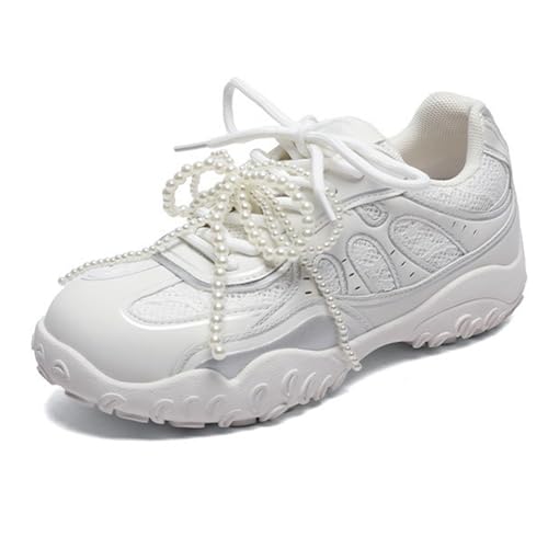 WYGGD Modische Plateau-Oxford-Sneaker Für Damen – Lässige, Leichte Frühlings- Und Herbst-Sneaker Mit Farblich Passendem Trend, Schlankmachenden Und Vielseitigen Flachen Schuhen,White-38 WYGGD Modische Plateau-Oxford-Sneaker Für Damen – Lässige, Leichte Frühlings- Und Herbst-Sneaker Mit Farblich Passendem Trend, Schlankmachenden Und Vielseitigen Flachen Schuhen,White-38 von WYGGD