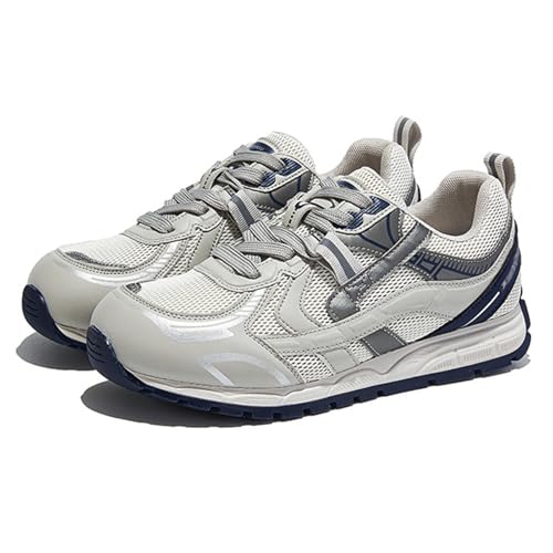 WYGGD Modische Sneaker Für Damen – Lässige Schnürschuhe, Leicht, Atmungsaktiv, Für Frühling Und Herbst, Oxford-Sneaker Mit Farblich Passendem Trend, Vielseitige Flache Schuhe,Grey-36 WYGGD Modische Sneaker Für Damen – Lässige Schnürschuhe, Leicht, Atmungsaktiv, Für Frühling Und Herbst, Oxford-Sneaker Mit Farblich Passendem Trend, Vielseitige Flache Schuhe,Grey-36 von WYGGD
