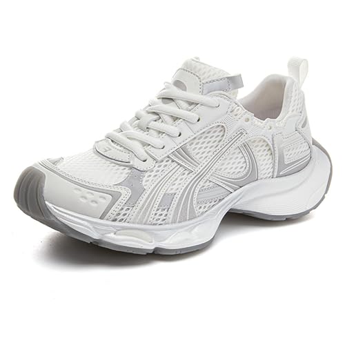 WYGGD Modische Sneaker Für Damen – Lässige Schnürschuhe, Leicht, Atmungsaktiv, Für Frühling Und Herbst, Oxford-Sneaker Mit Farblich Passendem Trend, Vielseitige Flache Schuhe,White-36 WYGGD Modische Sneaker Für Damen – Lässige Schnürschuhe, Leicht, Atmungsaktiv, Für Frühling Und Herbst, Oxford-Sneaker Mit Farblich Passendem Trend, Vielseitige Flache Schuhe,White-36 von WYGGD