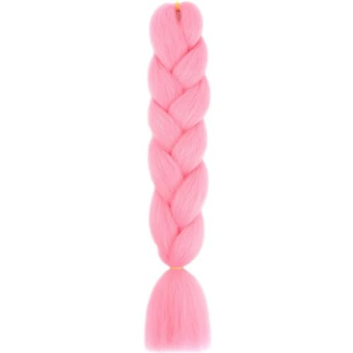 24 Zoll Jumbo Braids Extensions Synthetisches Flechthaar Afro Ombre Farbe Haar für Kinder Braid-A15-24inches von WYLZBA