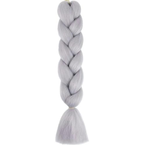 24 Zoll Jumbo Braids Extensions Synthetisches Flechthaar Afro Ombre Farbe Haar für Kinder Braid-A39-24inches von WYLZBA