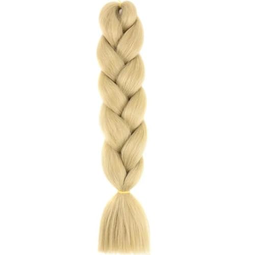 Jumbo Braid Synthetisches Flechthaar Ombre Jumbo-Haarverlängerung für Frauen DIY Haarzöpfe Rosa Lila Gelb-24-24 Zoll-1 Stück/Los von WYLZBA