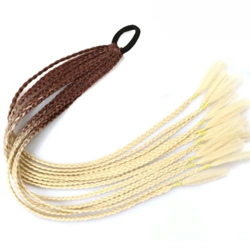 Synthetische, farbige, geflochtene Pferdeschwanz-Haarverlängerung, Regenbogenfarbene Zöpfe, Pferdeschwanz mit Gummiband, Zopf für Mädchen-Q37-B39-24 Zoll Synthetische, farbige, geflochtene Pferdeschwanz-Haarverlängerung, Regenbogenfarbene Zöpfe, Pferdeschwanz mit Gummiband, Zopf für Mädchen-Q37-B39-24 Zoll von WYLZBA