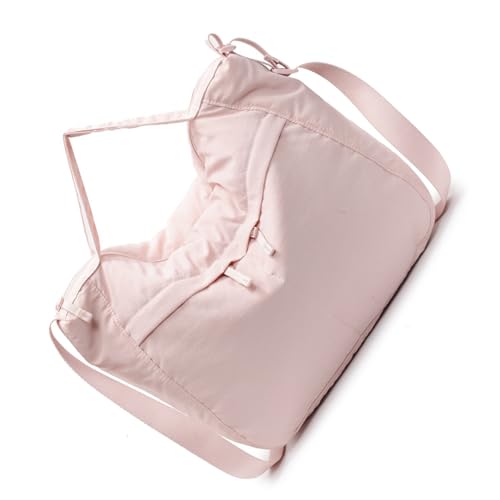 WYLZLKX Damen-Umhängetasche mit mehreren Taschen, einfarbig, Umhängetasche, Schultasche, Handtasche, großes Fassungsvermögen, Messenger-Tasche, Umhängetasche, fuchsia, about 27x40x13cm von WYLZLKX