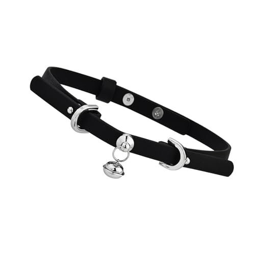 WYLZLKX Elegante Choker-Halskette mit Doppelglocken-Designs, Chain Length 40cm/15.75inch, Legierung und PU WYLZLKX Elegante Choker-Halskette mit Doppelglocken-Designs, Chain Length 40cm/15.75inch, Legierung und PU von WYLZLKX