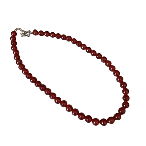 WYLZLKX Perlenkette im Vintage-Stil, verstellbare Länge, modisches und elegantes Halsschmuck-Geschenk, 6 mm, Kunstperlen WYLZLKX Perlenkette im Vintage-Stil, verstellbare Länge, modisches und elegantes Halsschmuck-Geschenk, 6 mm, Kunstperlen von WYLZLKX