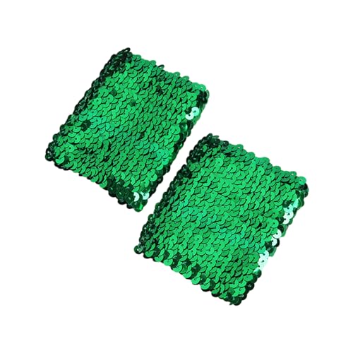 WYLZLKX Stilvolle, dehnbare elastische Armstulpen mit glitzernden Pailletten für Kostüme, Damen-Manschetten mit atemberaubenden Pailletten von WYLZLKX