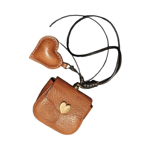 WYLZLKX Verspielter Münzgeldbörsen-Schlüsselanhänger bietet sowohl Funktionalität als auch Stil für Partys, braun, Approx. 2.36x2.76inch(6x7cm) von WYLZLKX