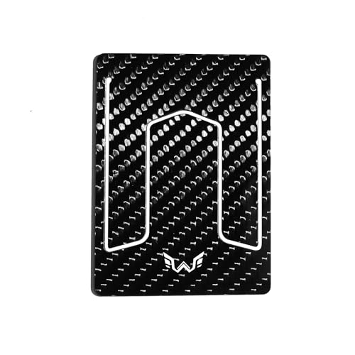 WYN Geldbörse aus Kohlefaser, weltweit schlankste Brieftasche mit 1,3 mm, luxuriöser minimalistischer Kartenhalter, hält bis zu 12 Karten und 8 Rechnungen, schneller Kartenzugriff und WYN Geldbörse aus Kohlefaser, weltweit schlankste Brieftasche mit 1,3 mm, luxuriöser minimalistischer Kartenhalter, hält bis zu 12 Karten und 8 Rechnungen, schneller Kartenzugriff und von WYN LABS