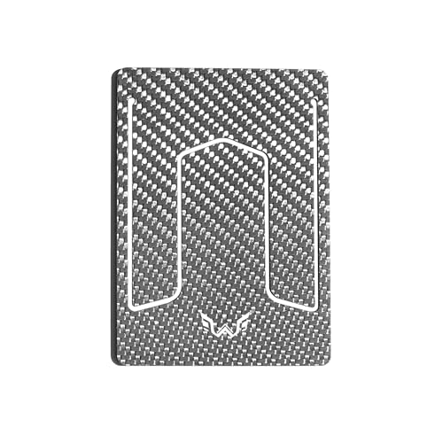 WYN Geldbörse aus Kohlefaser, weltweit schlankste Brieftasche mit 1,3 mm, luxuriöser minimalistischer Kartenhalter, hält bis zu 12 Karten und 8 Rechnungen, schneller Kartenzugriff und WYN Geldbörse aus Kohlefaser, weltweit schlankste Brieftasche mit 1,3 mm, luxuriöser minimalistischer Kartenhalter, hält bis zu 12 Karten und 8 Rechnungen, schneller Kartenzugriff und von WYN LABS