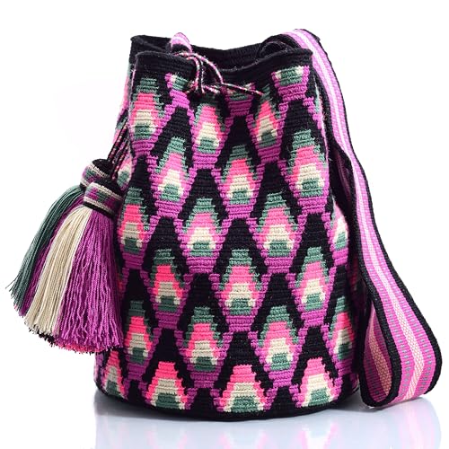 WYOU Designer Collection Hobo-Tasche Wayuu Crochet, Größe L, 58, Tragetasche WYOU Designer Collection Hobo-Tasche Wayuu Crochet, Größe L, 58, Tragetasche von WYOU