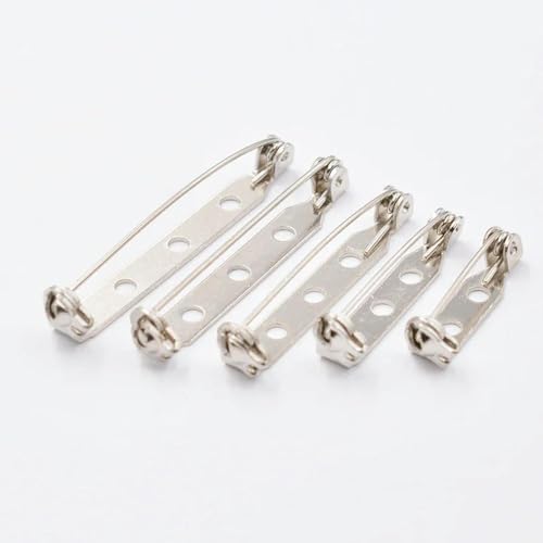 Metallbroschen, Verschlussnadeln, 20 Pcs 20-38mm Brosche Pin Zurück Bar for DIY Schmuck(38mm) von WYQXTY
