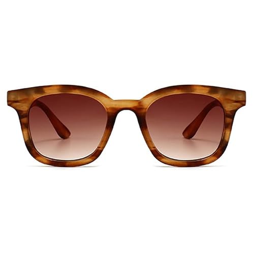 WYRIAZA Retro Sonnenbrille Damen und Herren, UV400 CAT.3 CE Sonnenbrille Eckig Kleines Gesicht Schmal | Rectangle Sunglasses Men and Women Unisex Vintage - Braun WYRIAZA Retro Sonnenbrille Damen und Herren, UV400 CAT.3 CE Sonnenbrille Eckig Kleines Gesicht Schmal | Rectangle Sunglasses Men and Women Unisex Vintage - Braun von WYRIAZA