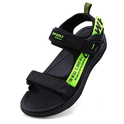 WYSBAOSHU Kinder Sandalen Jungen Sommerschuhe Outdoor Beach Sandalen Mädchen Wanderschuhe Sandalen Trekking Sport Grün EU28 von WYSBAOSHU