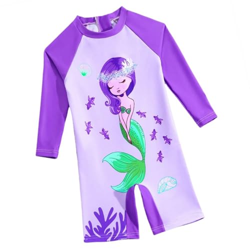 WYTbaby Badeanzug Baby Uv Badebekleidung Einteiler Langarm Uv Schutzkleidung für Baby Mädchen,18-24 Monate von WYTbaby