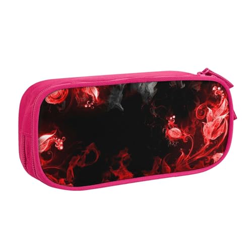 WYYDPPLK Abstraktes Federmäppchen mit Volldruck-Design, strapazierfähiges Oxford-Tuch, Federmäppchen für Schule, Büro und Reisen, Aufbewahrungstasche mit mehreren Fächern für Stifte, Make-up und von WYYDPPLK