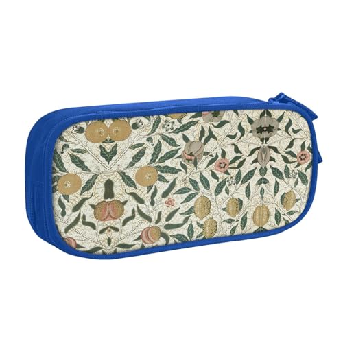 WYYDPPLK Federmäppchen mit Pflanzen und Früchten mit Volldruck-Design, strapazierfähiges Oxford-Tuch, Federmäppchen für Schule, Büro & Reisen, Aufbewahrungstasche mit mehreren Fächern für Stifte von WYYDPPLK