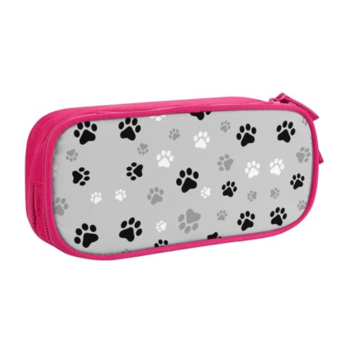 WYYDPPLK Federmäppchen mit Tierkrallendrucken, Volldruck-Design, strapazierfähiges Oxford-Tuch, Federmäppchen für Schule, Büro und Reisen, Aufbewahrungstasche mit mehreren Taschen für Stifte, Make-up von WYYDPPLK