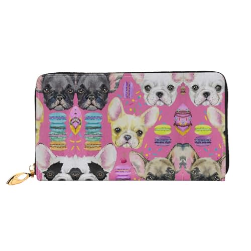 WYYDPPLK Lange Clutch aus Leder mit Meerschweinchen-Aufdruck, durchgehend, doppelseitig, langlebig mit überlegener Speicherkapazität, Tierhund, Einheitsgröße von WYYDPPLK