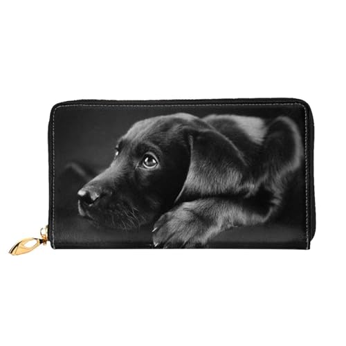 WYYDPPLK Luxuriöse Clutch aus Leder mit schottischem Druck, lang, durchgehend, doppelseitig, langlebig mit überlegener Speicherkapazität, Welpen Hund, Einheitsgröße von WYYDPPLK