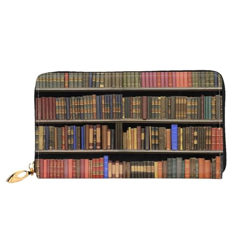 WYYDPPLK Math Geek Calculus Print Deluxe Leder Lange Clutch Geldbörse - Volldruck, doppelseitig, langlebig mit überlegener Speicherkapazität, Bibliothek Bücherregal, Einheitsgröße von WYYDPPLK