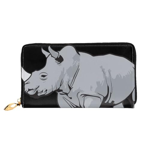 WYYDPPLK Niedliche Cartoon-Schaf-Druck Deluxe Leder lange Clutch Geldbörse - Volldruck, doppelseitig, langlebig mit überlegener Speicherkapazität, tier, Einheitsgröße von WYYDPPLK