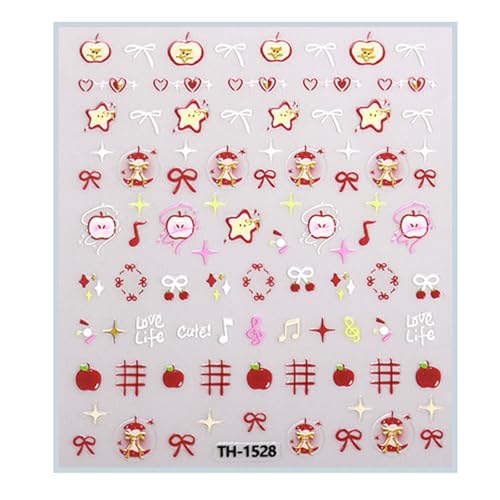 1 Sheet Spring Festival Nails Kunstaufkleber Für Frauen Und Mädchen Traditionelle Chinesische Designs Frühling Festival Nägel Abziehbilder von WZBHCZLJ
