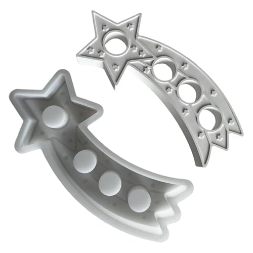 WZBHCZLJ Silikonkerzenbasis Formen Teelichthalter Formen Sternform Kerzenhalter Formen Silikontextur Kerzenschiffsformen WZBHCZLJ Silikonkerzenbasis Formen Teelichthalter Formen Sternform Kerzenhalter Formen Silikontextur Kerzenschiffsformen von WZBHCZLJ