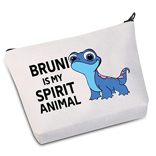 WZMPA Frozen Bruni Kosmetiktasche, Make-up-Tasche, Bruni Fans Geschenk Bruni Is My Spirit, Tier-Make-up-Tasche mit Reißverschluss für Damen und Mädchen, Bruni Spirit Animal von WZMPA