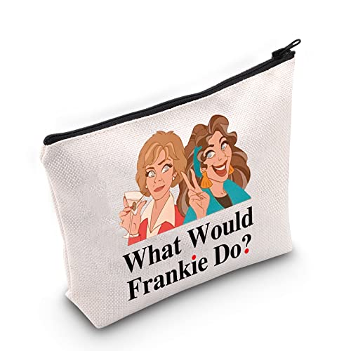 WZMPA Grace Kosmetiktasche Frankie Fans Geschenk What Would Frankie Do Make-up Reißverschlusstasche Tasche für Frauen Mädchen, Frankie Do, von WZMPA