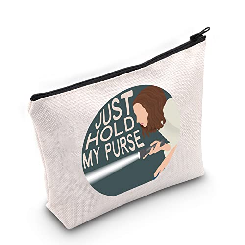 WZMPA Kosmetiktasche, Make-up-Tasche, Horrorfilm-inspiriert, Geschenk einfach halten meine Geldbörse, gruseliges Film, Reißverschluss-Tasche für Frauen und Mädchen, Hold My Purse, Passform von WZMPA