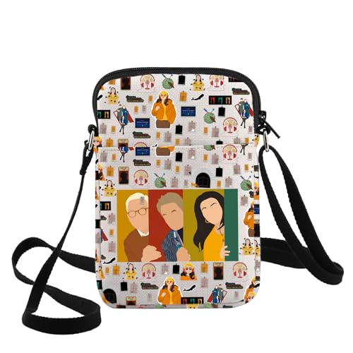 WZMPA Murders Building Crossbody Bag Arconia & Mabel & Oliver & Charles Fans Geschenk Only Murders Inspired Umhängetasche Arconia Merchandise, Murders Building CB, medium von WZMPA