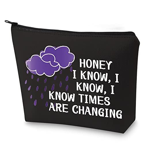 WZMPA Musik-Fans, Kosmetiktasche, Musik-inspiriert, Geschenk Honey I Know I Know Make-up-Tasche mit Reißverschluss für Frauen und Mädchen, Honey I Know Bl, Passform von WZMPA