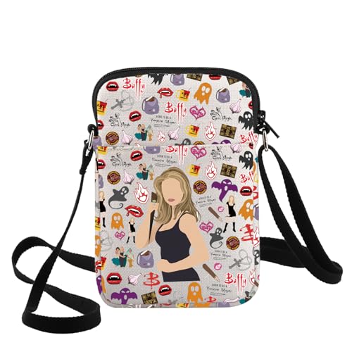 WZMPA Vampir Crossbody Bag - Buffy Inspired Fans Gift - Shoulder Bag Merchandise, Buffy F Cb, medium von WZMPA