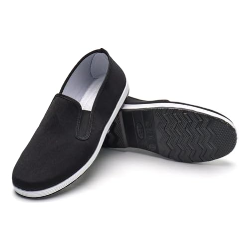 WZNKXFC Tai Chi Kung Fu Schuhe Traditionelle chinesische Kampfkunst Stoffschuhe Herren und Damen Segeltuchschuhe White EU Size 47 WZNKXFC Tai Chi Kung Fu Schuhe Traditionelle chinesische Kampfkunst Stoffschuhe Herren und Damen Segeltuchschuhe White EU Size 47 von WZNKXFC