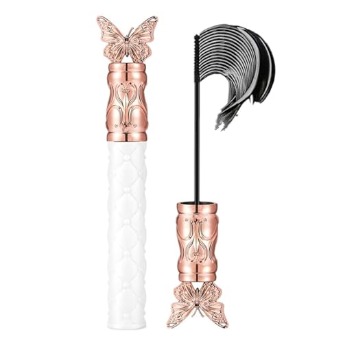 Fashion Cosmetics Mascara – Natürlich definierende, geschwungene Wimpern, dichte Mascara, wasserfest, schweißfest und langanhaltend, verschmiert nicht, verklumpt nicht von WZTFWCHSTH