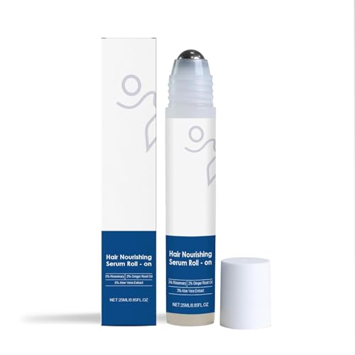 Haarwuchs-Serum Roll-On, Haarausfall-Kontrollserum für Frauen und Männer Rosmarin-Wachstums-Serum Roll-On fördert das Wachstum und stimuliert die Haarfollikel von WZTFWCHSTH