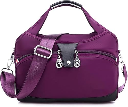 WZTFWCHSTH Weiche, leichte Tragetasche für unter den Sitz, modische Handtasche mit mehreren Fächern, wasserdichte und diebstahlsichere Umhängetasche, ideal für Arbeit und Reisen. von WZTFWCHSTH