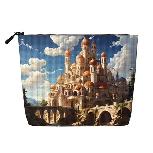 Anime Castle Sky Damen Kultur- und Kosmetiktasche, Unisex-Kulturbeutel, Aufbewahrungstasche für Körperpflege Anime Castle Sky Damen Kultur- und Kosmetiktasche, Unisex-Kulturbeutel, Aufbewahrungstasche für Körperpflege von WZYCWB