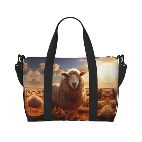 Australian Sheep Damen Handtasche Crossbody Reisetasche Casual Handtasche mit Reißverschluss Geeignet für Arbeit, Reisen, Fitness, Reisen von WZYCWB