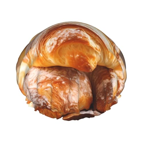 Bäckerei Doppellagige Damen-Duschhaube, wiederverwendbar, großes Design, geeignet für alle Haarlängen, geeignet für Mädchen, Spa und Heimsalon. von WZYCWB