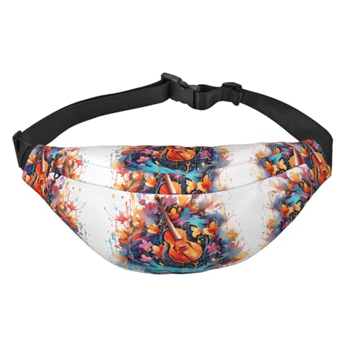 Bunte Gürteltasche für Reisen, geeignet für Sport, Laufen, Radfahren, Reisen, Angeln, Jungen, große Umhängetasche Bunte Gürteltasche für Reisen, geeignet für Sport, Laufen, Radfahren, Reisen, Angeln, Jungen, große Umhängetasche von WZYCWB